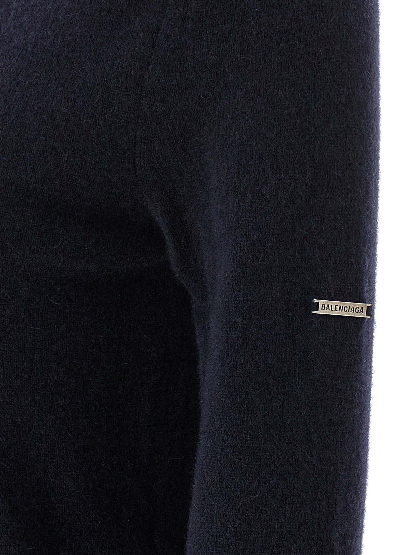 Blue Standard Turtleneck Cardigan