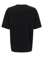 Black Cotton Silk Interlock T-Shirt