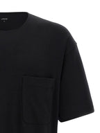 Black Cotton Silk Interlock T-Shirt