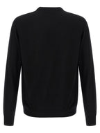 Black Virgin Wool Cardigan