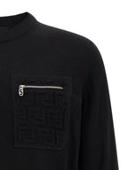 Black Virgin Wool Cardigan