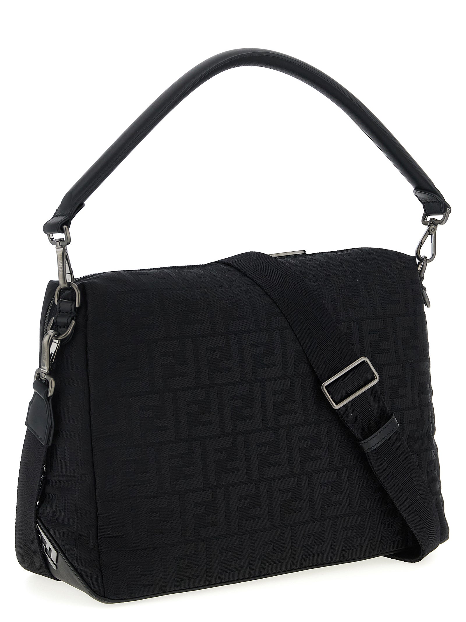 Large Padded Nylon Lui Shoulder Bag