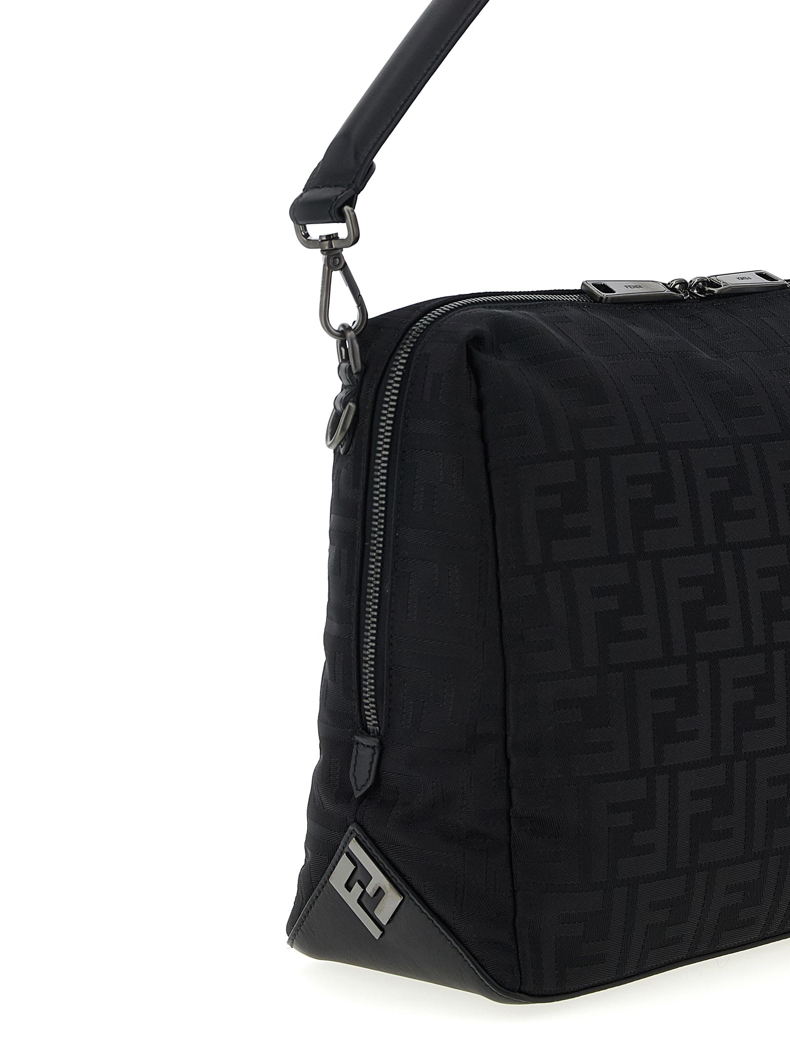 Large Padded Nylon Lui Shoulder Bag