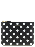 Polka Dot Cow Leather Cardholder