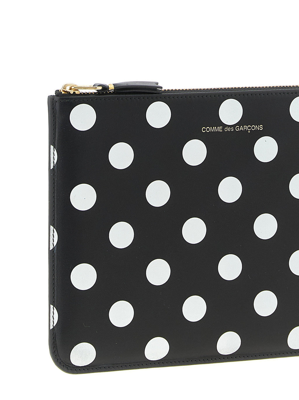 Polka Dot Cow Leather Cardholder