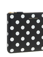 Polka Dot Cow Leather Cardholder