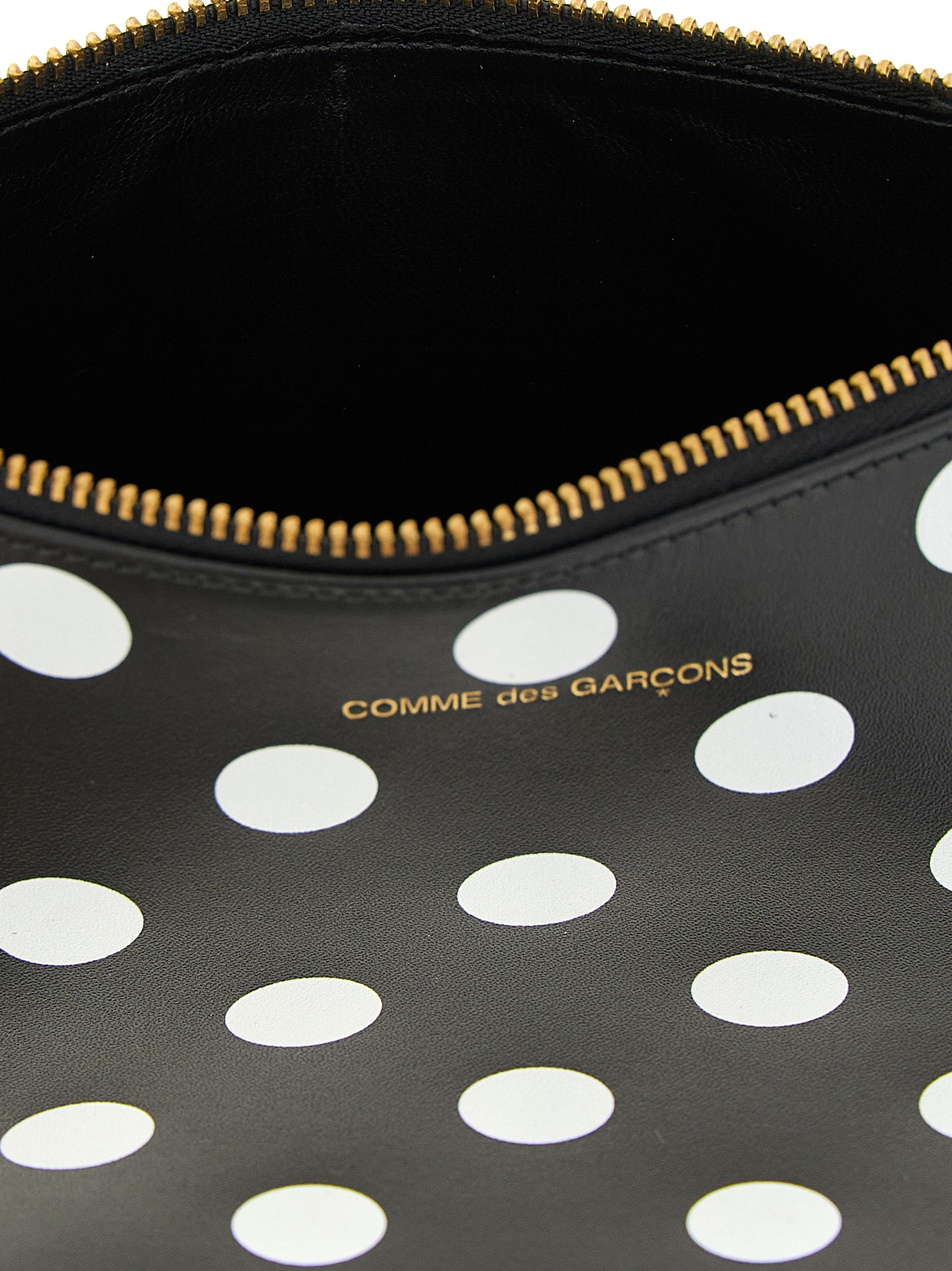 Polka Dot Cow Leather Cardholder