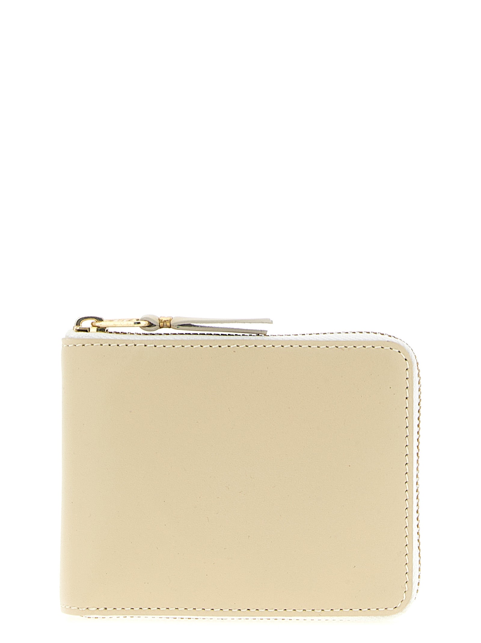Beige Calfskin Arecalf Cardholder
