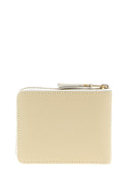 Beige Calfskin Arecalf Cardholder