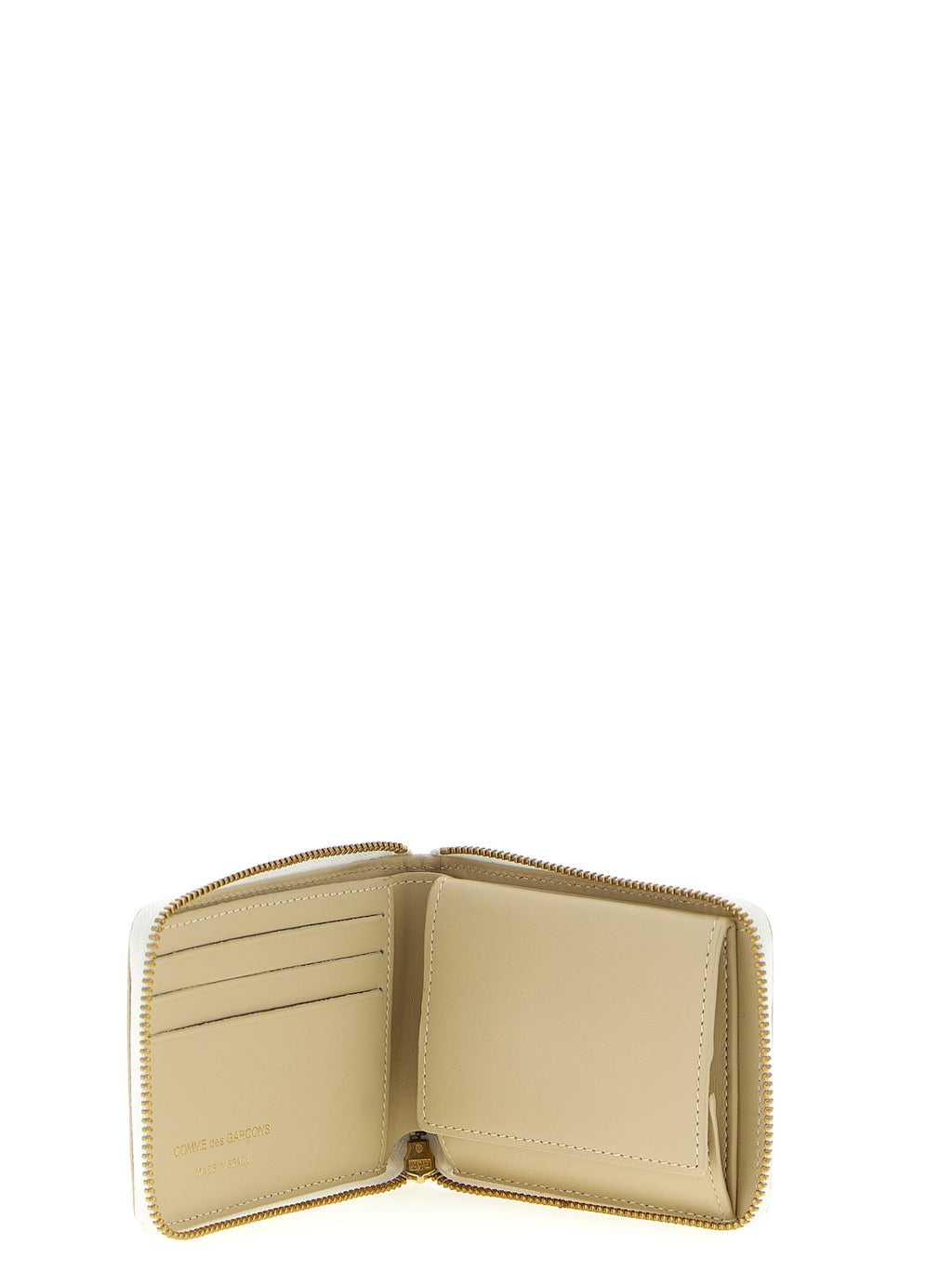 Beige Calfskin Arecalf Cardholder