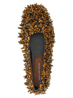 Viscose Silk Embroidered Ballet Flats