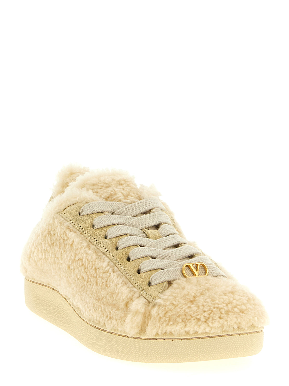 Teddy-Effect Wool Royco Sneakers