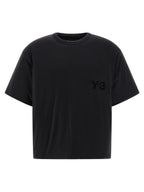 Black Lyocell Padded T-Shirt
