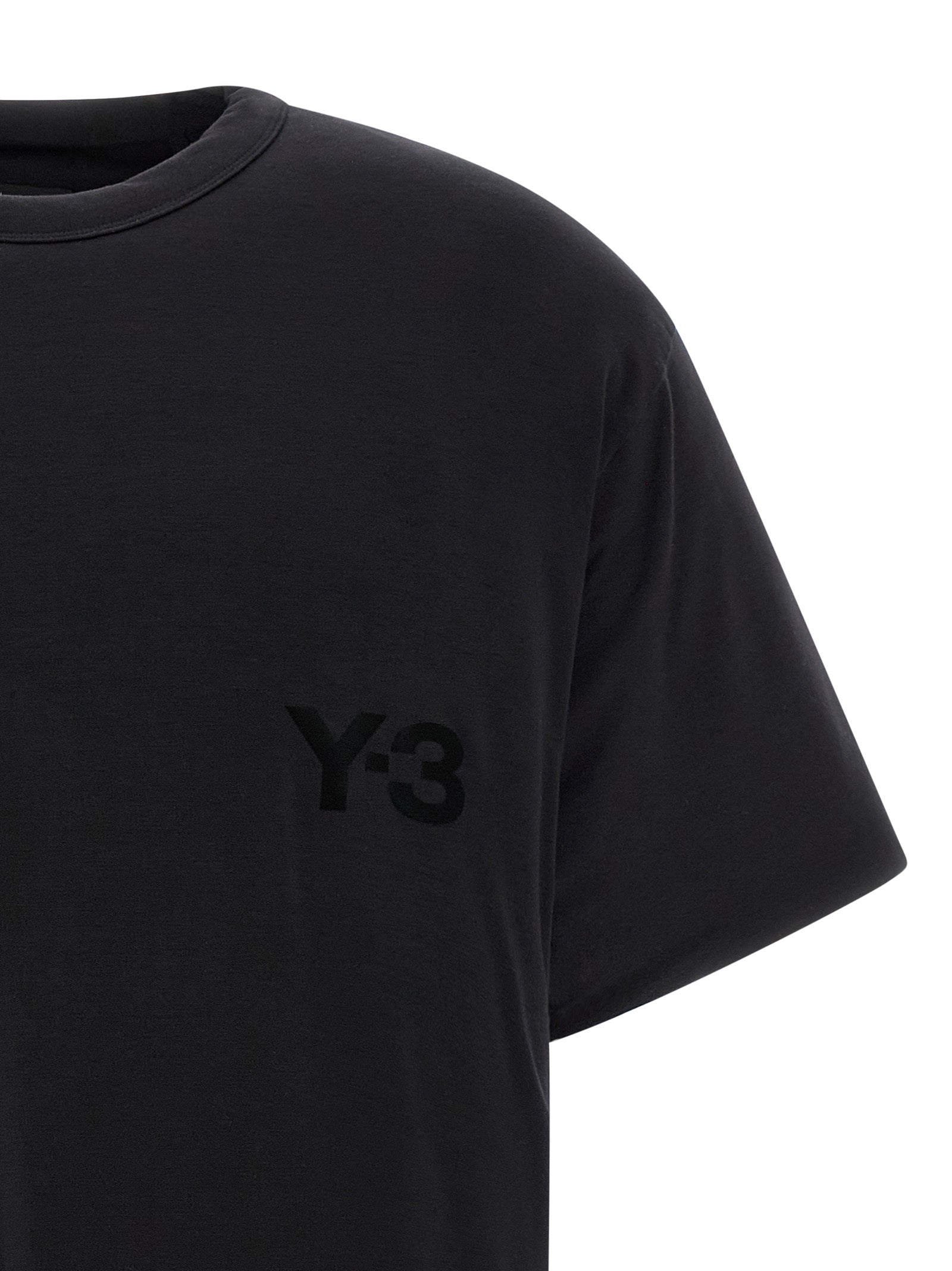 Black Lyocell Padded T-Shirt