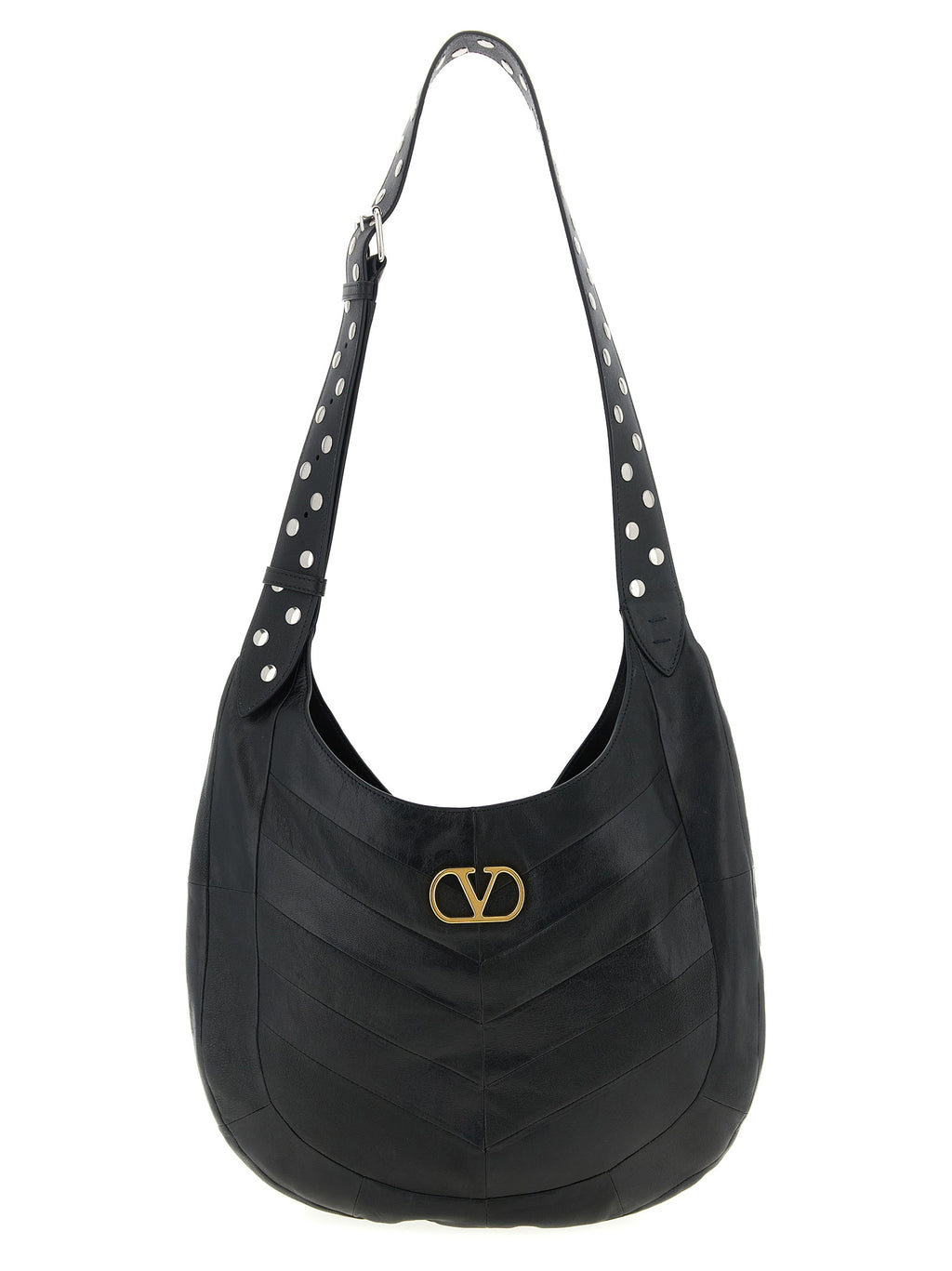 Medium Hoboho Lamb Leather Shoulder Bag