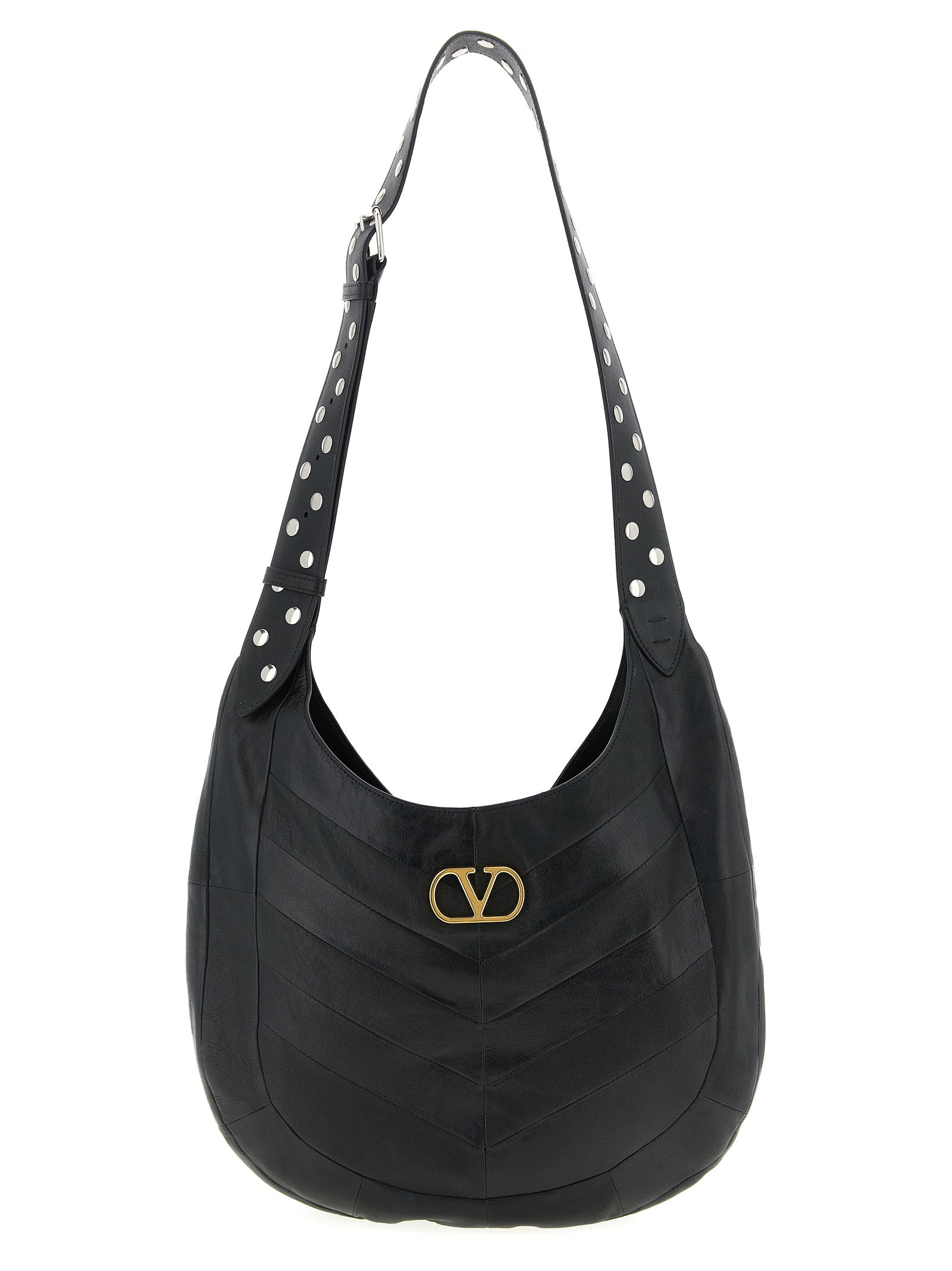 Medium Hoboho Lamb Leather Shoulder Bag