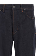 Indigo Denim-Rinsed Straight-Leg Jeans, Organic Cotton