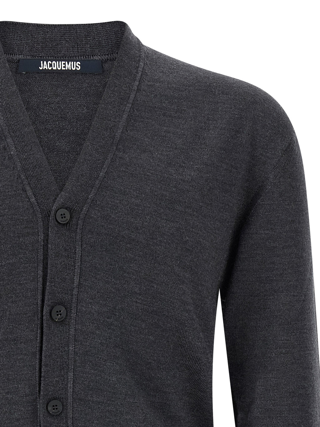 Merino Wool Le Cardigan Brodé