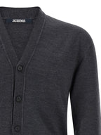 Merino Wool Le Cardigan Brodé