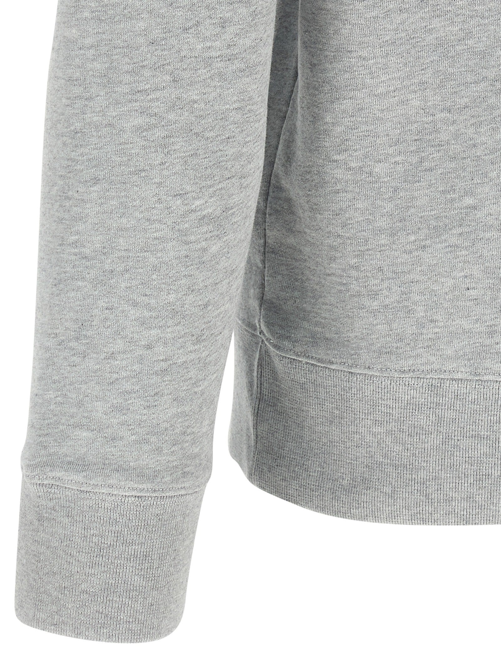 Gray Cotton Gauze Sweatshirt