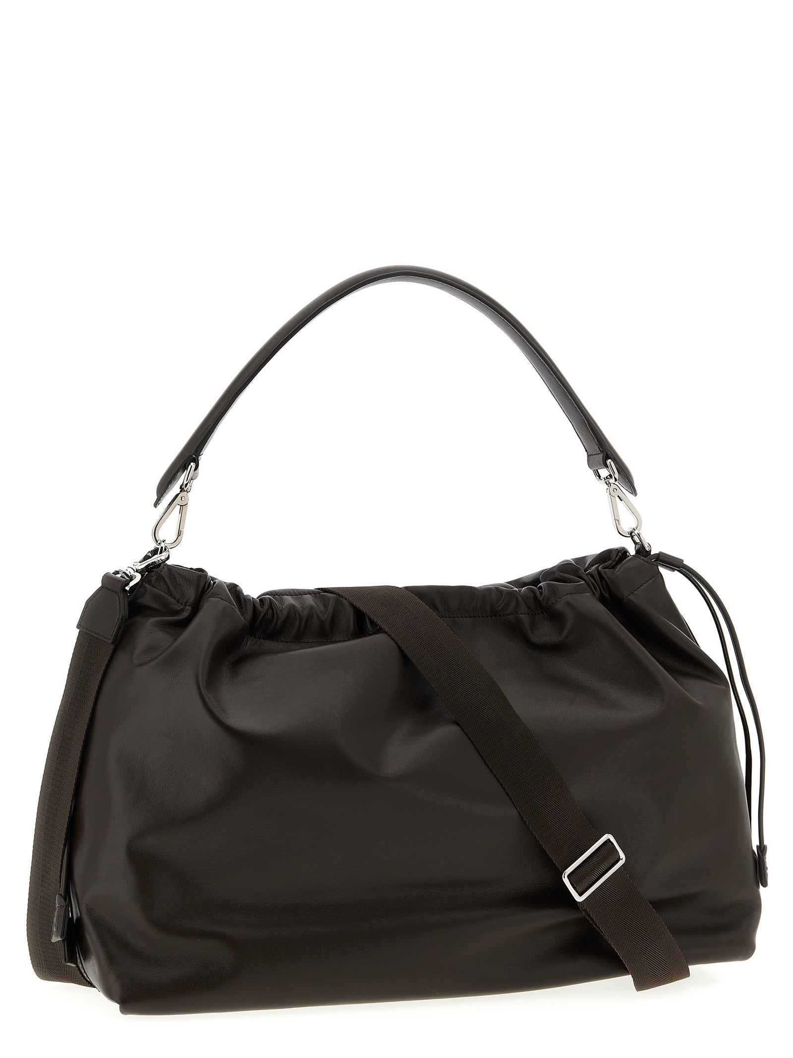 Calfskin Flux Maxi Messenger Bag