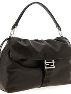 Calfskin Flux Maxi Messenger Bag