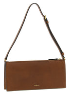 Brown Calfskin Shoulder Bag
