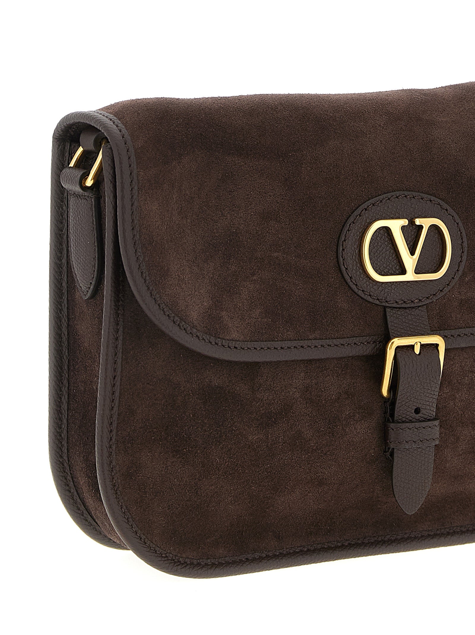 Suede Antibes Crossbody Bag