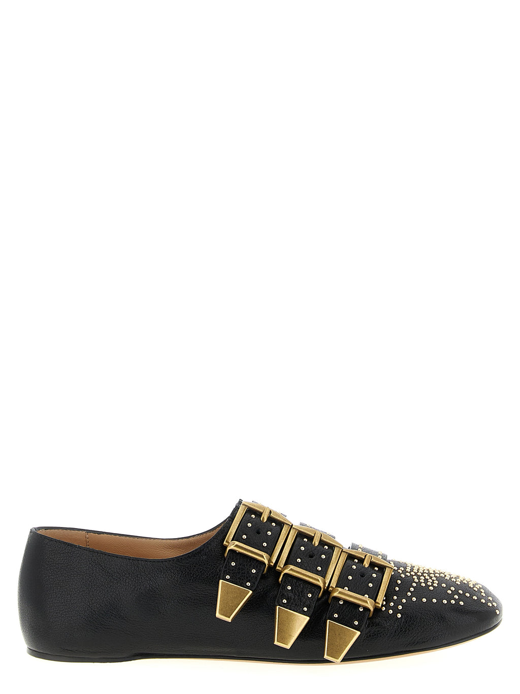 Black Lamb Leather Susanna Ballet Flats