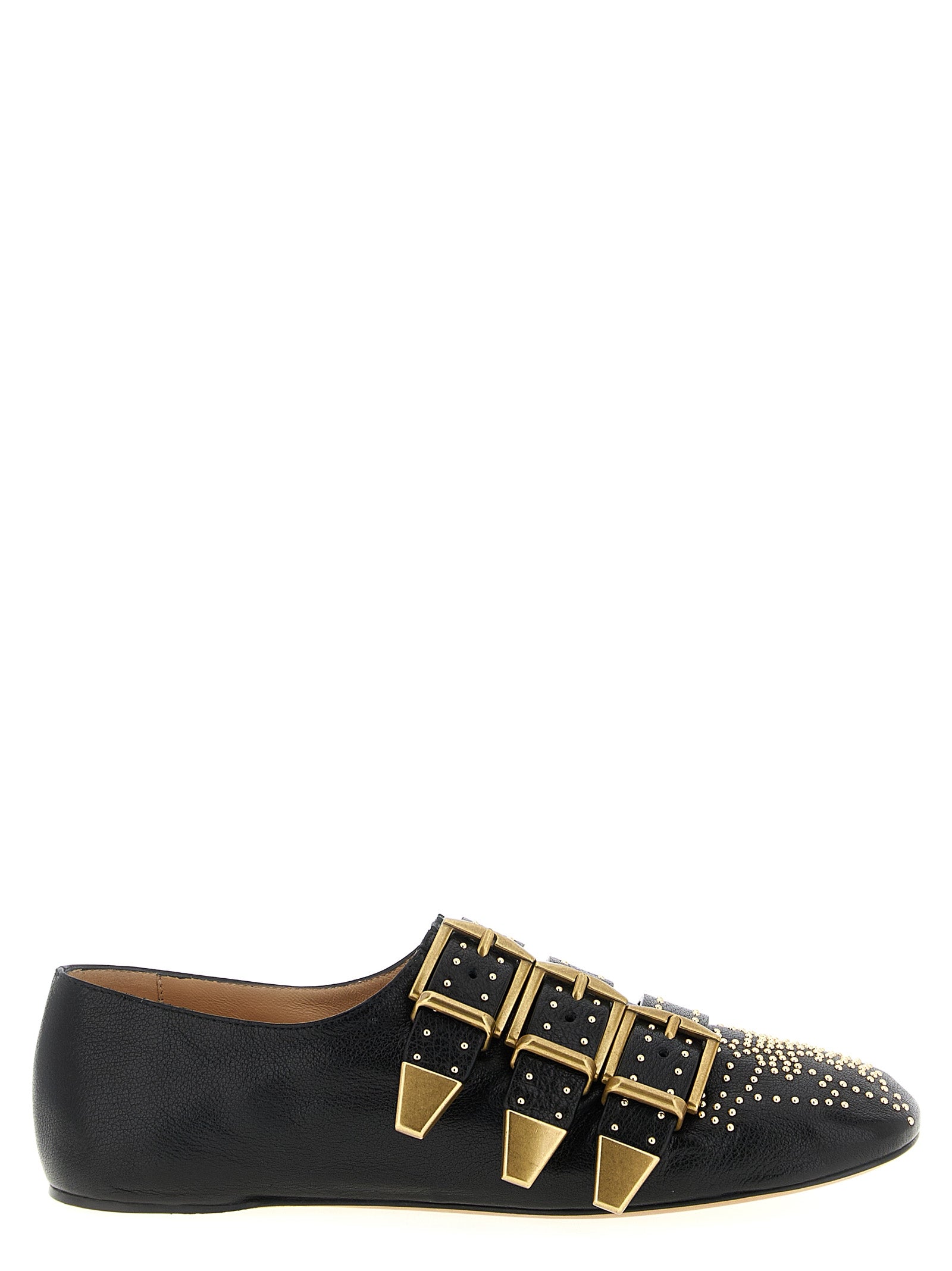 Black Lamb Leather Susanna Ballet Flats