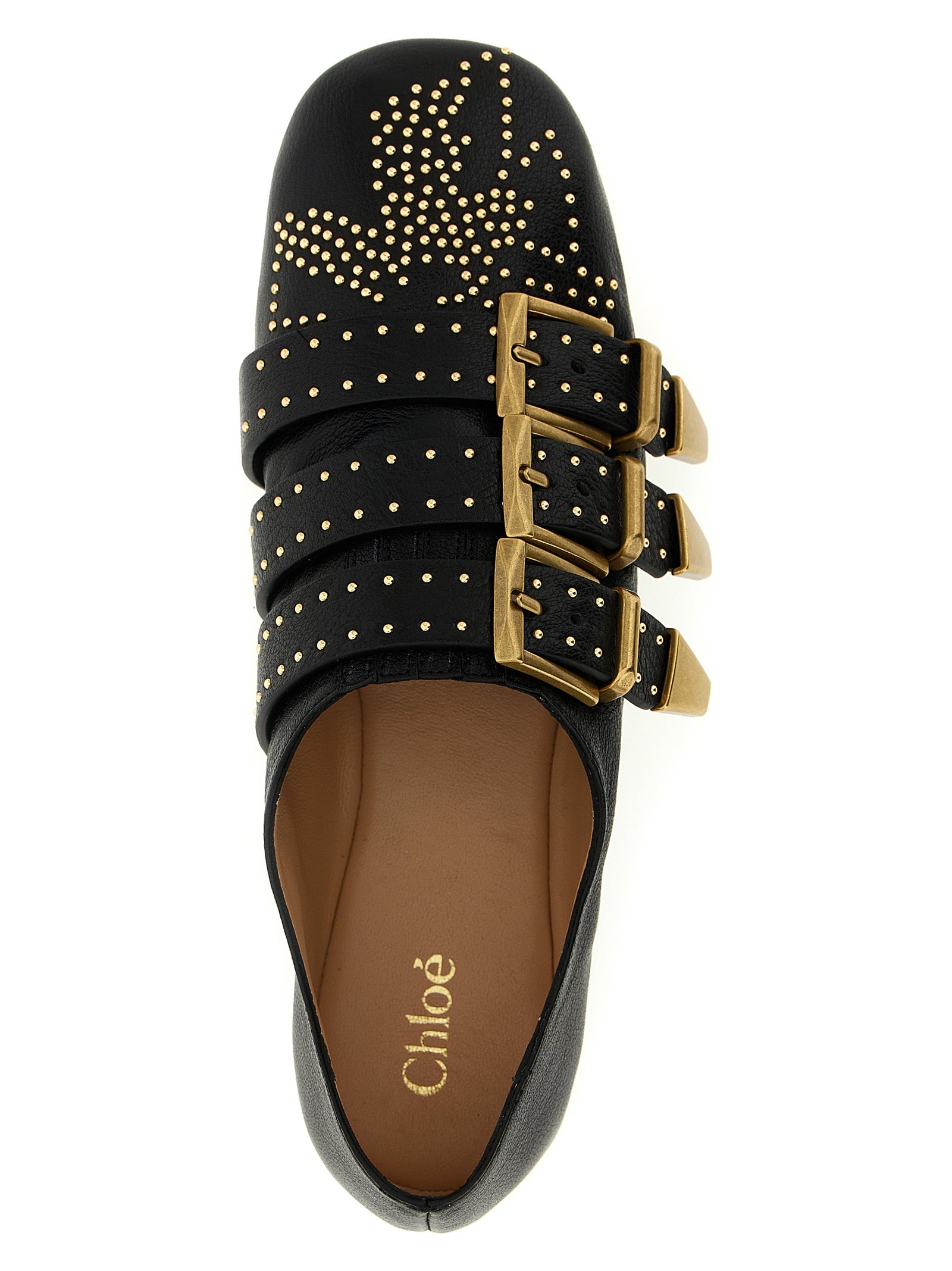 Black Lamb Leather Susanna Ballet Flats