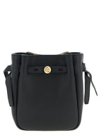 Black Cowhide Romy Bucket Bag