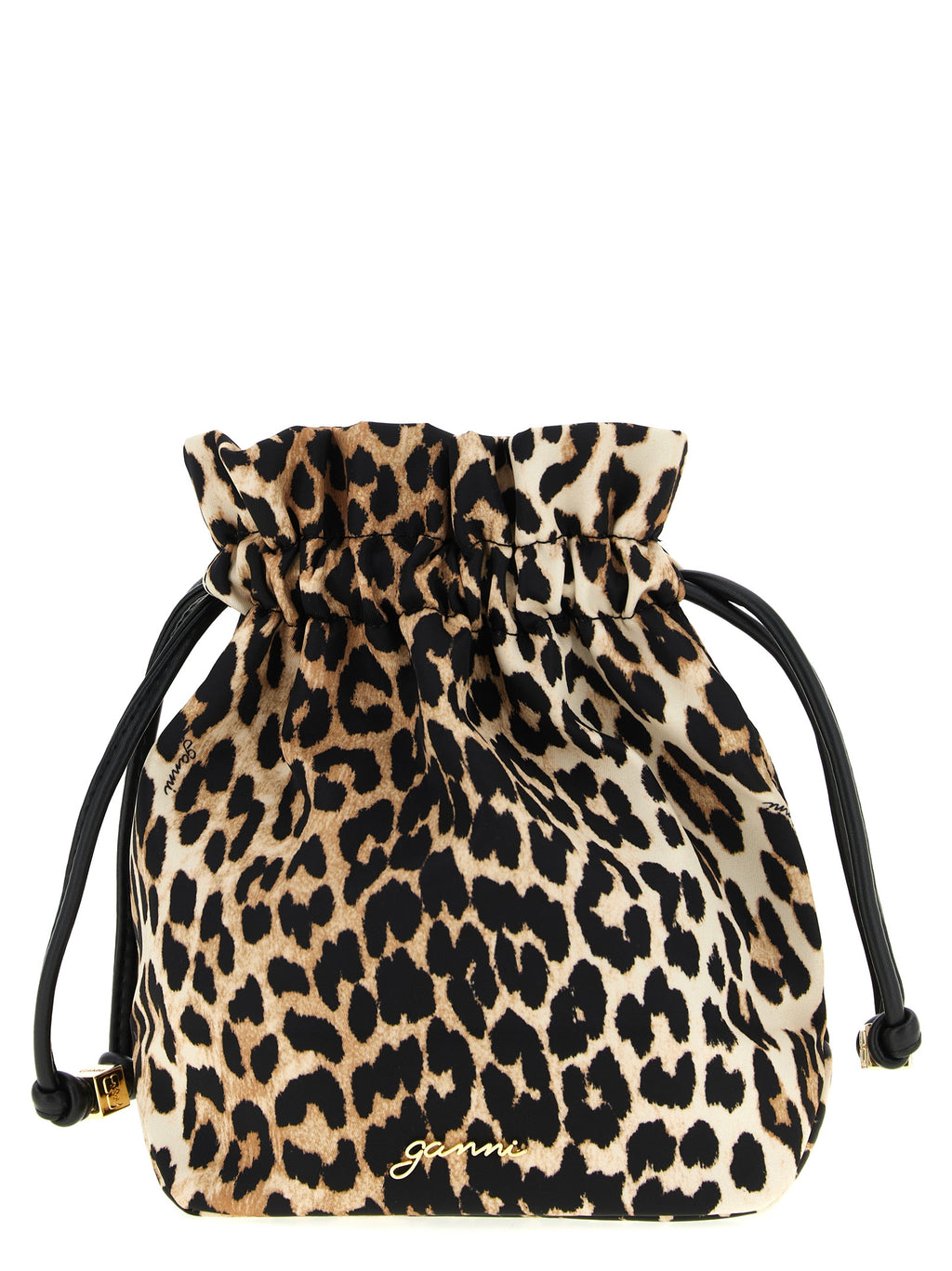 Recycled Polyamide Animal Print Clutch