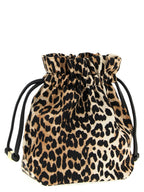 Recycled Polyamide Animal Print Clutch