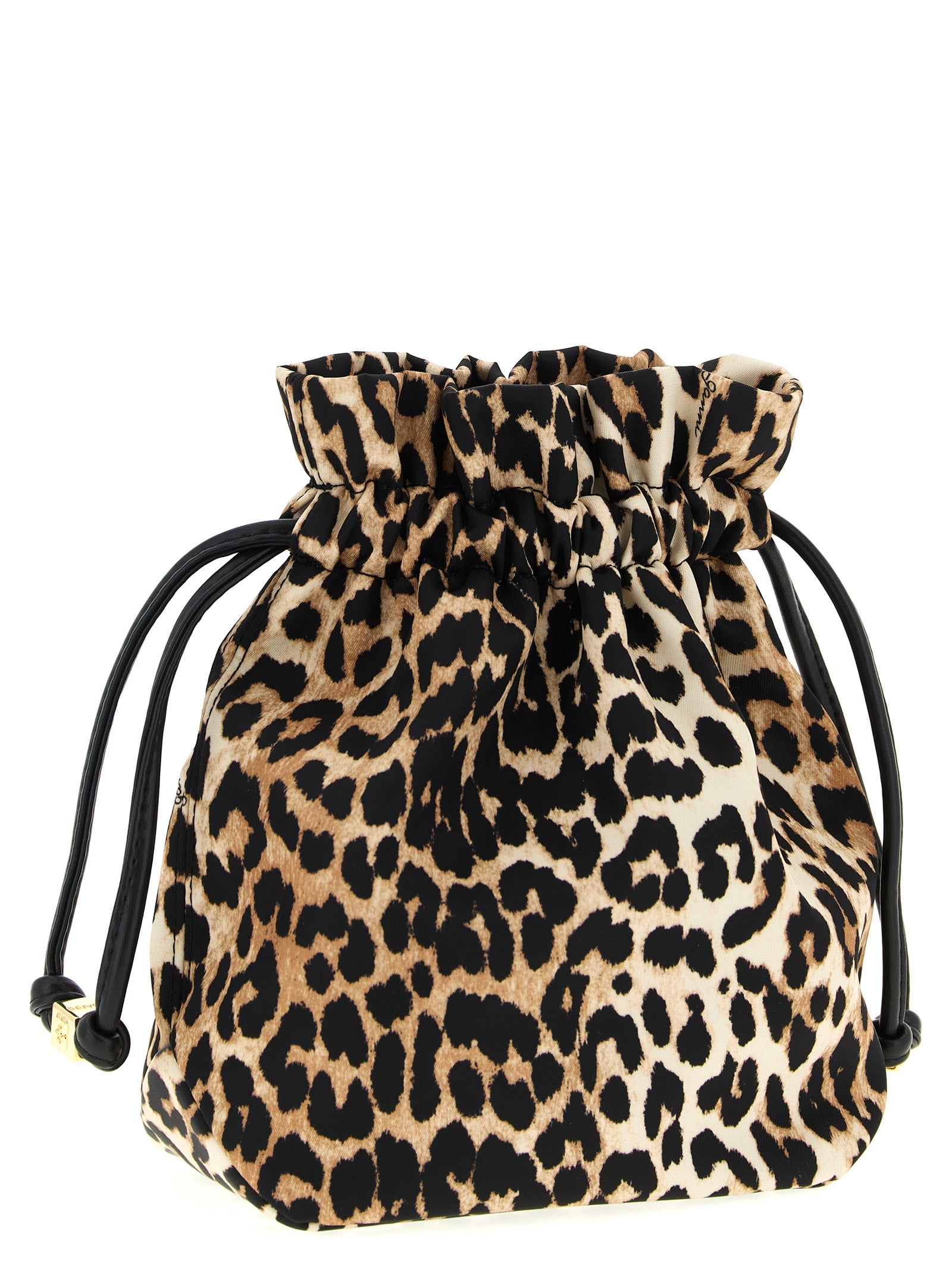 Recycled Polyamide Animal Print Clutch