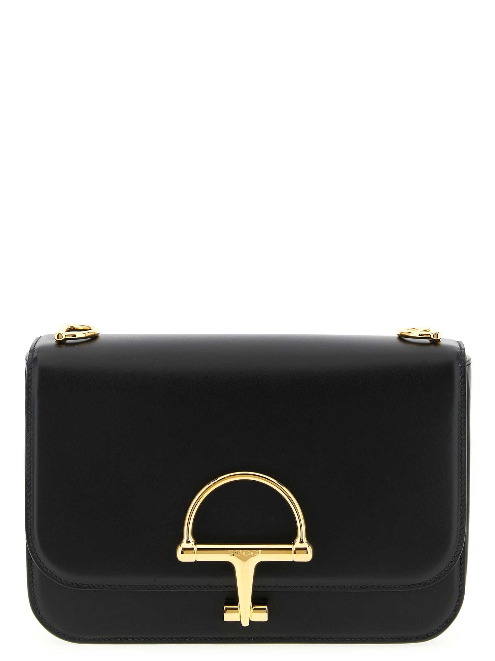 Black Calfskin Siena Shoulder Bag