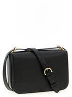 Black Calfskin Siena Shoulder Bag