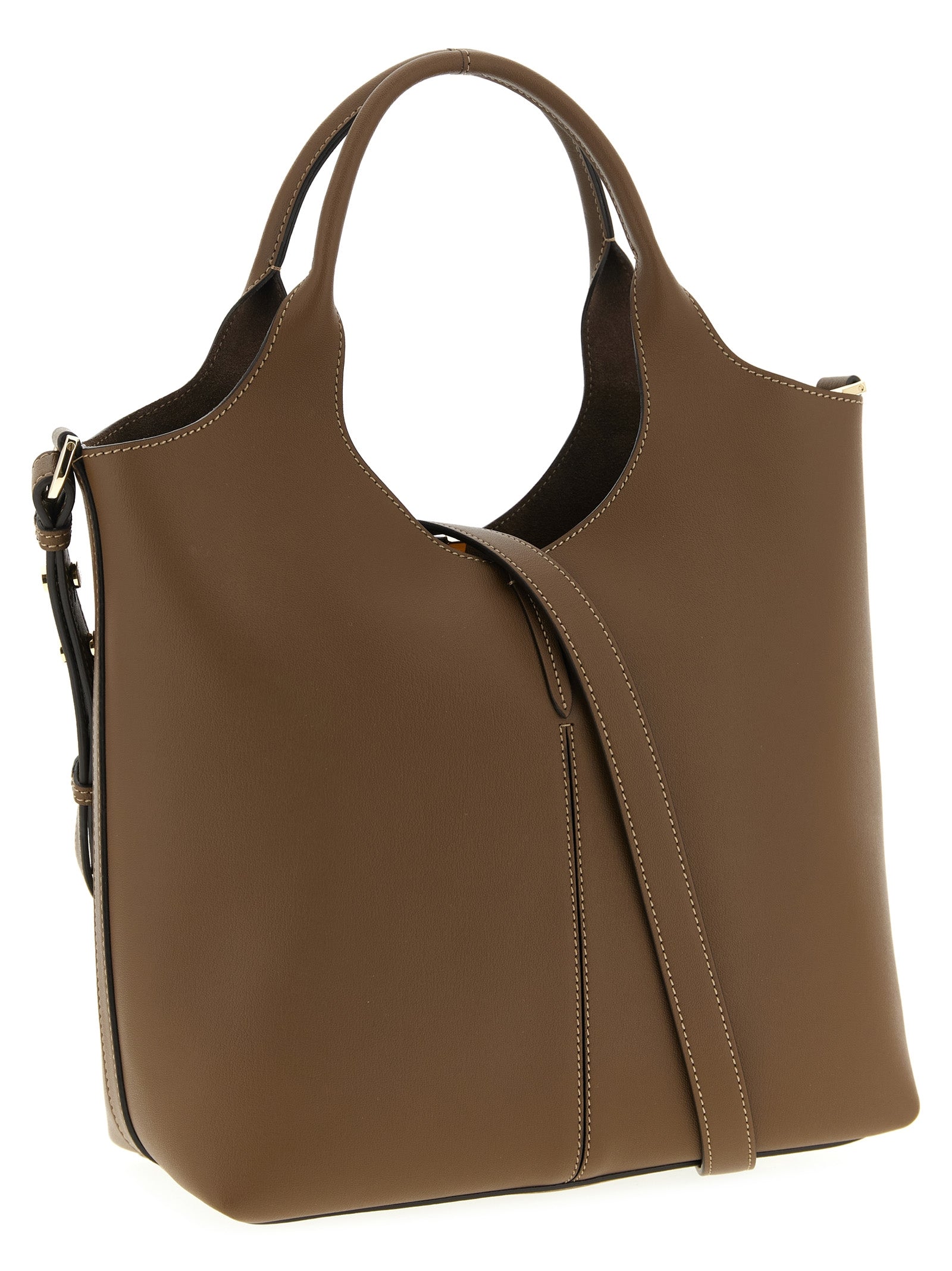 Small Brown Calfskin Handbag
