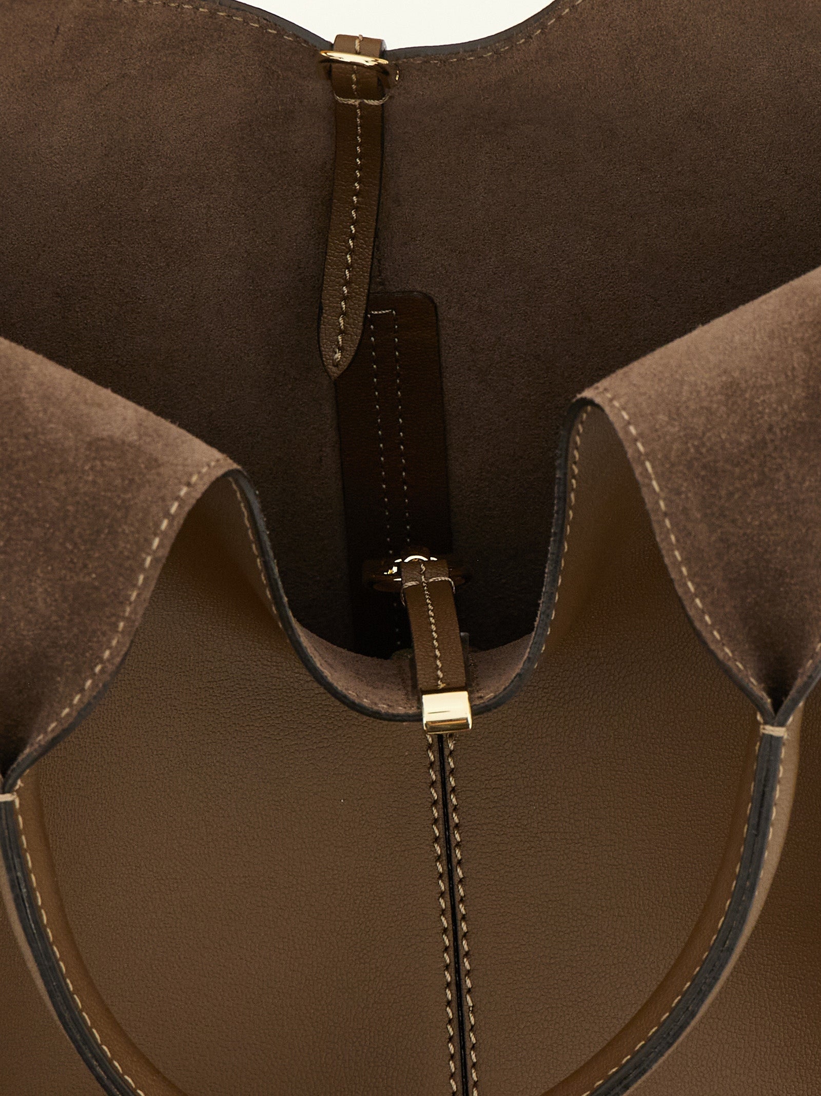 Small Brown Calfskin Handbag