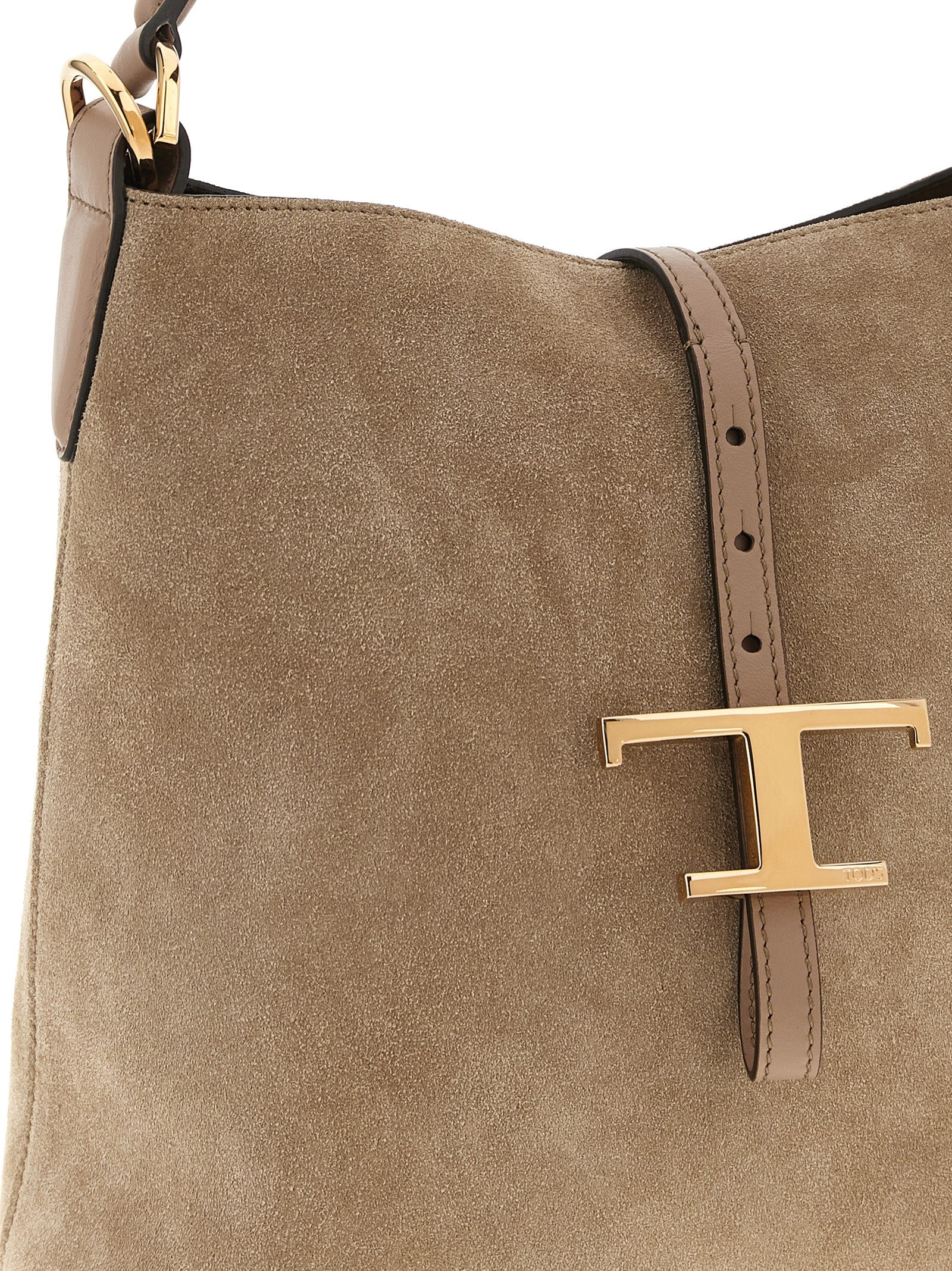 Mini Calfskin T Timeless Bucket Bag
