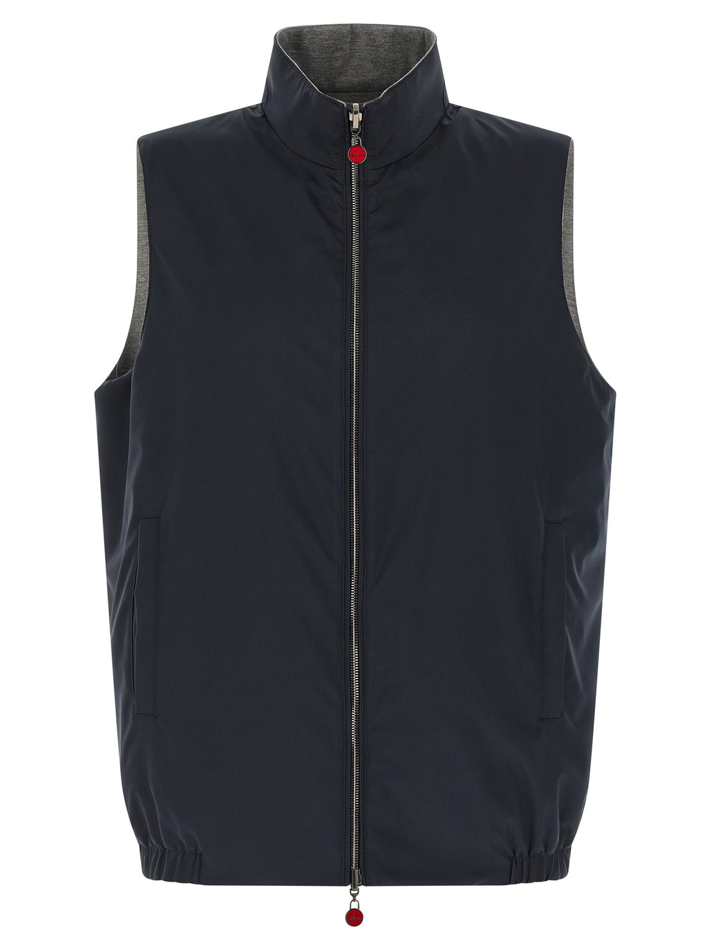 Blue Cotton Double-Sided Vest
