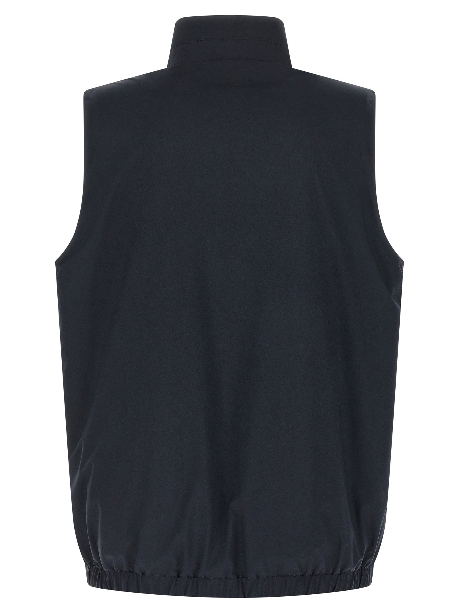Blue Cotton Double-Sided Vest