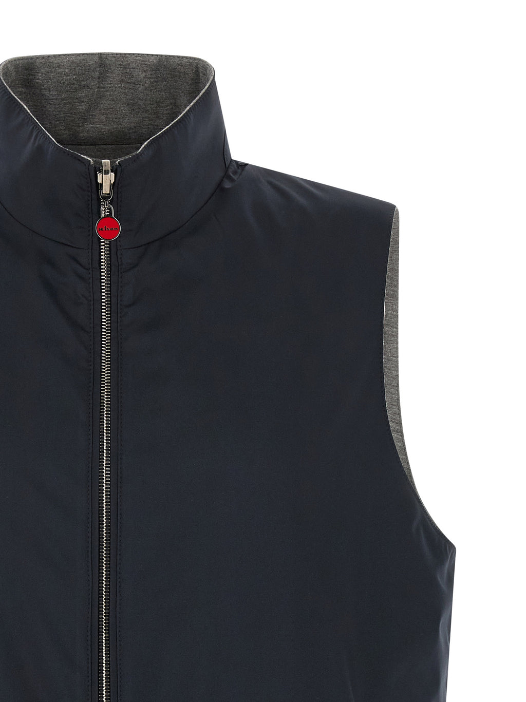 Blue Cotton Double-Sided Vest