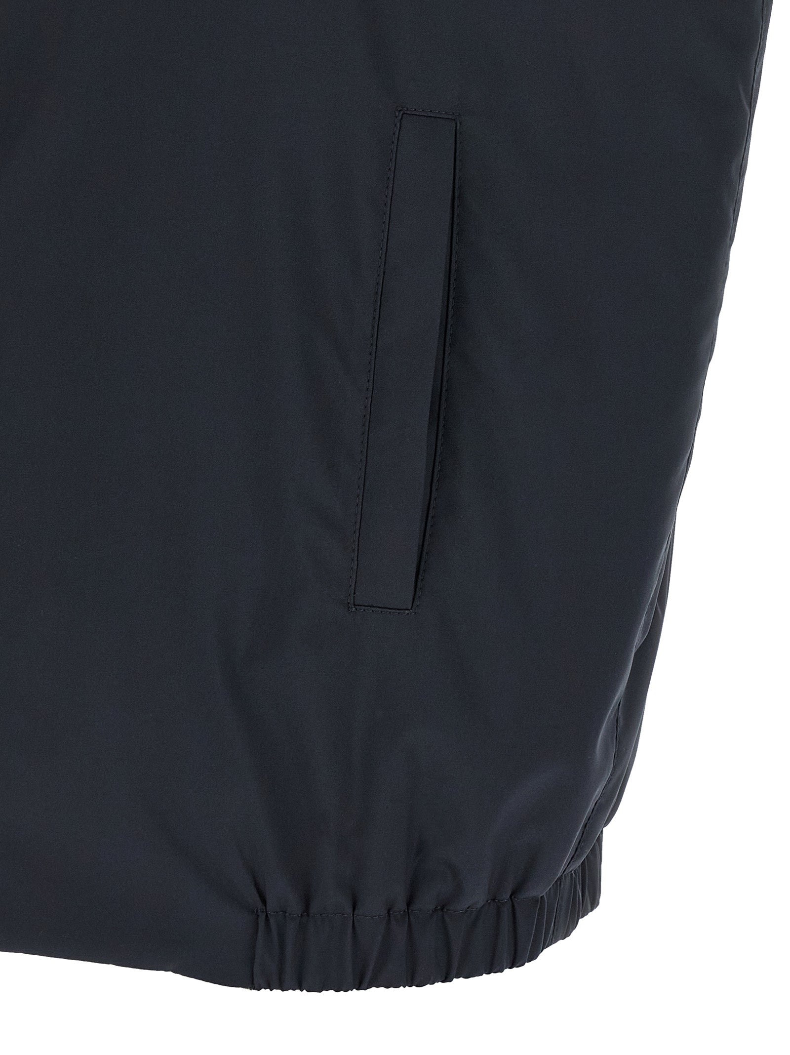 Blue Cotton Double-Sided Vest
