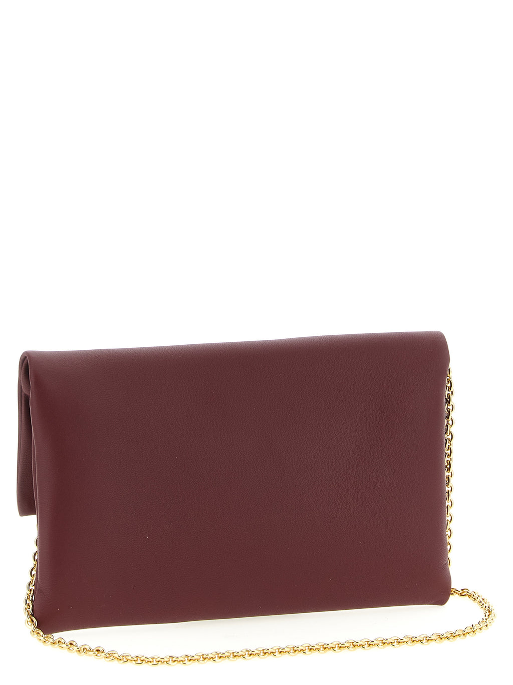 Mamma Baguette Bordeaux Lamb Leather Clutch