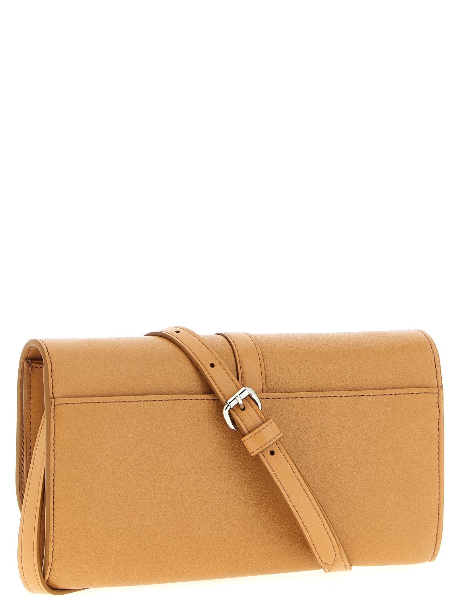 Beige Polyamide Cardholder