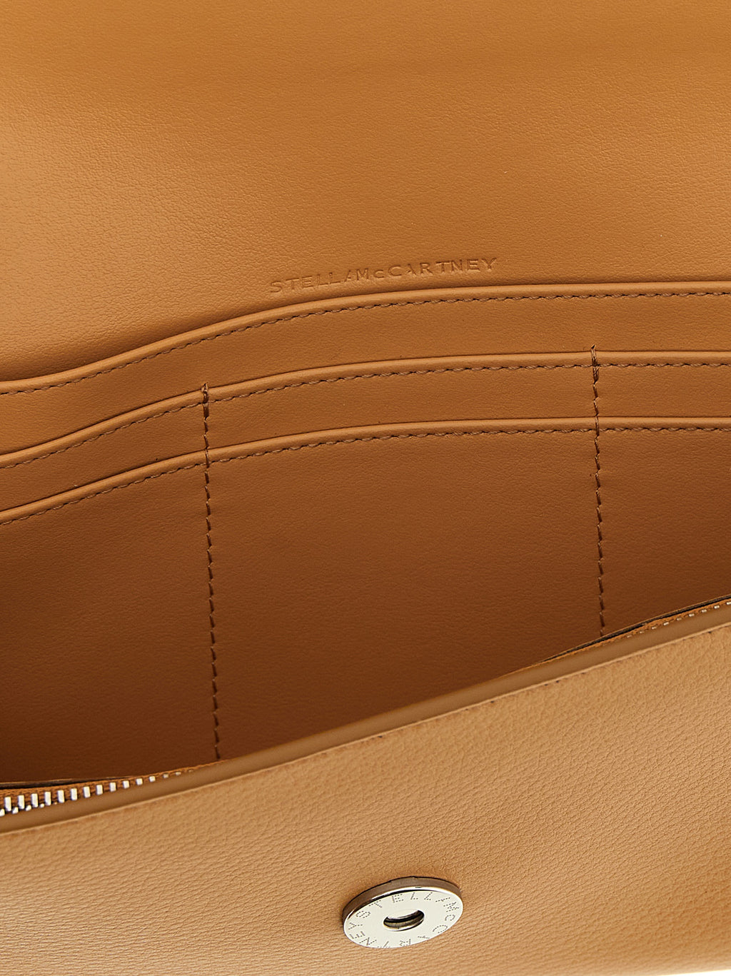 Beige Polyamide Cardholder