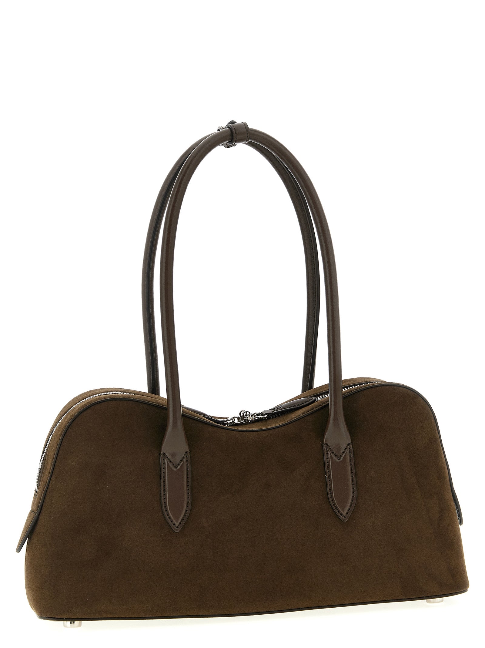 Ryder Brown Hemp Suede Effect Shoulder Bag
