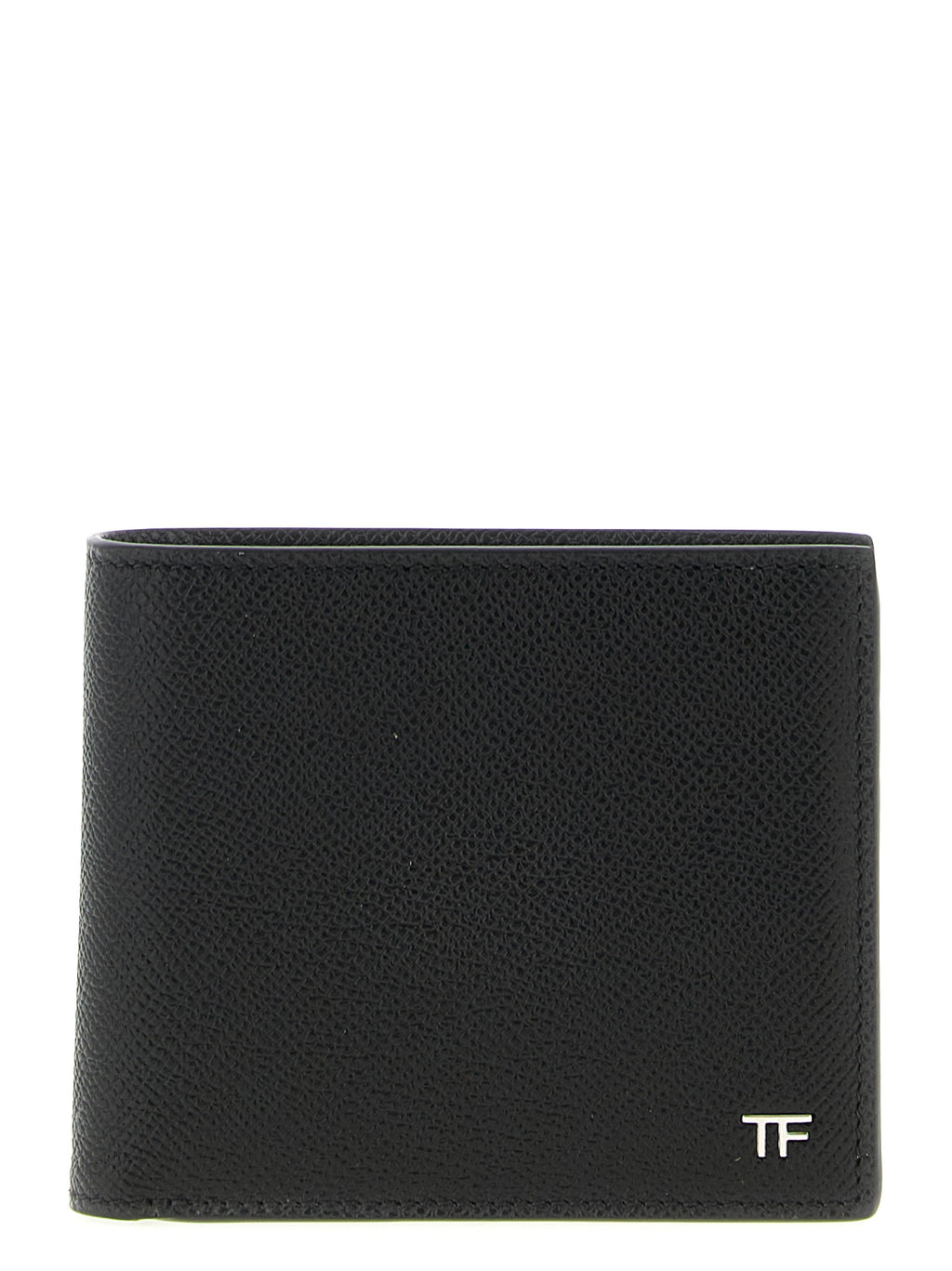 Grained Calfskin Leather Bifold Wallet
