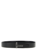 Black Calfskin Regular Belt